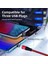 Aufu Manyetik Mikro USB Tip C Kablo iPhone 11 12 13 Xiaomi Poco Redmi Realme Cep Telefonu Yıldırım Hızlı Şarj Kablosu Tel (Yurt Dışından) 3