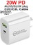 PD20W Tip C Hızlı Şarj Adaptörü iPhone 11 12 Pro Max Qc 3.0 Abd, Ab Au Ukplug Seyahat Duvar Şarj Cihazı Xiaomi Huawei Samsung Için (Yurt Dışından) 1