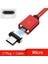 Olaf 2m Manyetik Mikro USB Kablosu iPhone Samsung Için Hızlı Şarj Veri Kablosu Kablosu Mıknatıs Şarj Cihazı USB Tipi C 3A Cep Telefonu Kablosu (Yurt Dışından) 1