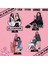 Pembe Standee Masaüstü Kore Idolleri Grubu Stand Tabelası Süslemesi (Yurt Dışından) 2