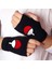 Anime Naruto Cosplay Eldiven Kadın Erkek Çocuklar Için Akatsuki Kırmızı Bulut Ninja Cosplays Parmaksız Bilek Bisiklet Eldiveni Oyuncaklar Hayranları Hediye (Yurt Dışından) 3