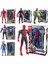 17 cm Marvel Örümcek Adam Hulk Ironman Anime Aksiyon Figürü Oyuncak Noel Hediyesi Pvc Hareketli Eklemler Aydınlık Bebek Koleksiyon Model Oyuncaklar (Yurt Dışından) 1