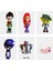 6 Stil/set 5-8 cm Titans Robin Cyborg Beast Boy Raven Starfire Silkie Altı Mini Aksiyon Figürü Film Model Oyuncaklar Bebek (Yurt Dışından) 4
