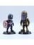 8 Adet Süper Kahramanlar Modeli Yüksek Simüle Koleksiyon Pvc Kaptan Amerika Avengers Modeli Çocuk Için (Yurt Dışından) 4