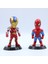 8 Adet Süper Kahramanlar Modeli Yüksek Simüle Koleksiyon Pvc Kaptan Amerika Avengers Modeli Çocuk Için (Yurt Dışından) 5