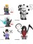 5 Adet Set Anime Naruto Yapı Taşları Uzumaki Sasuke Kakashi Aksiyon Figürleri Tuğla Oyuncaklar (Yurt Dışından) 2