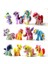 12 Adet/takım Unicorn Gökkuşağı Pinkie Pie Nadirlik At Aksiyon Oyuncak Figürleri 3-5 cm (Yurt Dışından) 2