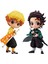 15CM Anime Iblis Avcısı Figürü Nezuko Tanjirou Zenitsu Inosuke Kyoujurou Giyuu Kawaii Qposket Figürlü Pvc Modeli Hediye Toplamak (Yurt Dışından) 3