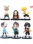 6 Adet/takım Anime Iblis Avcısı Kimetsu Hiçbir Yaiba Şekil Q Posket Şekil Oyuncaklar 6 cm (Yurt Dışından) 4