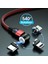 M 2 M 3 M Manyetik Şarj Aleti Kablosu Mikro USB Tip C Telefon Şarj Kablosu Samsung Xiaomi Için USB Kablosu Tel 540 Derece Dönen (Yurt Dışından) 1