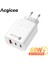 Acgicea USB C Şarj Cihazı 60W Hızlı Şarj Şarj Cihazı Hızlı Şarj 3.0 Iphone Xiaomi Samsung Telefon Duvar Şarj Cihazları Pd Güç Adaptörü (Yurt Dışından) 1