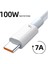 7A 100W C Tipi USB Kablosu Süper Hızlı Şarj Kablosu Için Huawei Mate 40 30 Xiaomi Samsung Hızlı Şarj USB Şarj Aleti Kabloları Veri Kablosu (Yurt Dışından) 1