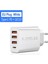 60W USB Tip C Şarj Cihazı Pd Hızlı Şarj 4 Port Cep Telefonu Duvar Şarj Adaptörü iPhone 13 12 Pro Max Samsung Xiaomi Qc 3.0 (Yurt Dışından) 1