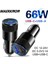66W Araç Şarj Cihazı USB Tip C Pd Çift Bağlantı Noktalı Qc 3.0 Hızlı Şarj iphone 13 12 Pro Max Xiaomi Samsung Usb-C Cep Telefonu Şarj Cihazı (Yurt Dışından) 1