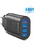 Lovebay 4 Port USB Şarj Aleti Hızlı Şarj Cihazı 3.0 5V 3A Hızlı Şarj Duvar Şarj Adaptörü Ab Abd Ingiltere Tak iphone Samsung Tablet Için (Yurt Dışından) 1
