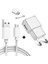 USB Şarj Aleti Samsung Galaxy S6 S7 Kenar J4 J6 Artı J3 J5 J7 Not 4 5 A3 A5 A7 2016 A750 Duvar Adaptörü Şarj Mikro USB Kablosu (Yurt Dışından) 1