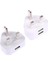 Evrensel Ingiltere Tak 3 Pin Duvar Şarj Adaptörü 1/2 USB Bağlantı Noktalı Iphone 11 Samsung/huawei Şarj Cihazı Için Şarj (Yurt Dışından) 5