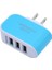 Zuczug 5V 3A Çoklu 3 Bağlantı Noktalı Aydınlık Şarj Cihazı Duvar USB Şarj Cihazı Abd Fiş Adaptörü Telefon Şarj Cihazı iPhone 8 Için Samsung S8 Tablet (Yurt Dışından) 2