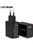Keysıon Pd Şarj Cihazı 18W Çift USB Hızlı Şarj 3.0 Şarj Cihazı iPhone 13 Pro 12 Samsung Xiaomi Qc 3.0 Cep Telefonu Şarj Adaptörü (Yurt Dışından) 1