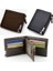 Microgood Erkek Suni Deri Zip Bifold Cüzdan Para Klip Kart Tutucu Cep Debriyaj Çanta (Yurt Dışından) 3