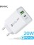 Brhmc Pd 20W USB Şarj Cihazı Hızlı Şarj Qc 3.0 Hızlı Telefon Duvar Şarj Adaptörü iPhone 13 12 Pro iPad Huawei Xiaomi Samsung (Yurt Dışından) 1