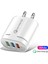 USB Şarj Aleti Hızlı Şarj 2A 3 Port Cep Telefonu Şarj Cihazları iPhone Samsung Xiaomi Huawei Için Hızlı Şarj Tablet Duvar Adaptörü (Yurt Dışından) 5