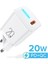 Qoovı Pd 20W Mini USB Tip C Şarj Cihazı Hızlı Şarj Duvar Adaptörü Hızlı Şarj 4.0 Qc iPhone Için (Yurt Dışından) 1