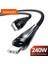 Toocki USB C USB C Kablosu 240W 100W 60W Pd3.1 Qc4.0 Hızlı Şarj Cihazı Şarj Dizüstü Bilgisayar Kablosu Için MacBook Pro Xiaomi Poco Tip C Kablosu (Yurt Dışından) 1