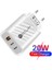 Pd 20W Tip C Hızlı Şarj Adaptörü IPhone 13 Qc 3.0 Abd, Ab Ingiltere Seyahat Duvar Şarj Cihazı Xiaomi Huawei Samsung Telefon Şarj Cihazı (Yurt Dışından) 1