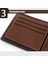 Erkekler Için Mat Cüzdan Pu Deri Iş Katlanabilir Cüzdan Kart Sahibinin Billfold Kart Tutucu Bozuk Para Cüzdanı (Yurt Dışından) 4