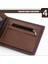 Erkekler Için Mat Cüzdan Pu Deri Iş Katlanabilir Cüzdan Kart Sahibinin Billfold Kart Tutucu Bozuk Para Cüzdanı (Yurt Dışından) 5