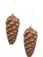 Simli Naturel Kozalak 12,5 cm 2li 1