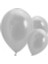 Metalik Gümüş Balon 30 cm (12 Inch) 10'lu 1