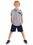 Shark Erkek Çocuk Polo Yaka T-Shirt Şort Takım 1