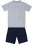 Shark Erkek Çocuk Polo Yaka T-Shirt Şort Takım 4