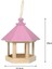 Pembe Tarzı Yard Bahçe Pencere Asılı Süsler Kuş Besleyici Ahşap Birdhouse Papağan Kafesi Asılı Bahçe Yard Dekor Için Birdhouse (Yurt Dışından) 1