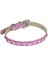 Yapay Elmas-Pembe Tarzı 2.5X50CM Yaratıcı Kedi Yaka Flaş Kolye Rhinestone Dekorasyon Aksesuarları Ayarlanabilir Boyut 5 Renk Pet Yaka (Yurt Dışından) 1