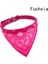 Pembe Stil 1.5CMX30CM Ayarlanabilir Kedi ve Köpek Bandana Yaka Pu Pet Boyun Atkı Baskılı Üçgen Eşarp ile (Yurt Dışından) 1