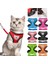 Siyah Stil M Beden Kedi Köpek Için Yaka Evcil Hayvan Yansıtıcı Koşum ile Kurşun Tasma Evcil Hayvanlar Ayarlanabilir Yelek Tasmalar Köpek Yavrusu Polyester Örgü Nefes Alabilen Koşumlar (Yurt Dışından) 2