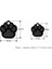 Siyah Stil 27X28X1 mm Aw Şekil 2 Taraflı Etiket Evcil Köpekler ve Kediler Kimlik Kedi Köpek Adı Telefon Evcil Hayvan Aksesuarlarının Numarası Alüminyum Ürünler Dekor (Yurt Dışından) 3