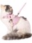 Pembe Tarzı S Beden Kedi Koşum ve Tasma Seti Ayarlanabilir Yumuşak Yavru Kedi Köpek Yelek Sevimli Hafif Yavru Kedi Koşum Nefes Alabilir Rahat Kedi Yelek (Yurt Dışından) 1