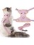 Pembe Tarzı S Beden Kedi Koşum ve Tasma Seti Ayarlanabilir Yumuşak Yavru Kedi Köpek Yelek Sevimli Hafif Yavru Kedi Koşum Nefes Alabilir Rahat Kedi Yelek (Yurt Dışından) 2