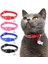 Kırmızı Stil Xs Beden Yavru Kedi Adı Yaka Hızlı Bırakma Pet Kedi Çan ile Güvenlik Yaka Kişiselleştirilmiş Balık Kımlık Etiketi Bling Rhinestone Kediler Kolye (Yurt Dışından) 2