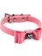 Pembe Stil 1.3X37CM Renkli Köpek Tasmaları Pet Katı Yumuşak Küçük Orta Köpekler Için Ayarlanabilir Tasmalar Boyun Askısı Ayarlanabilir Güvenli Yavru Yavru Kediler Yaka (Yurt Dışından) 1