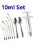 10 ml Set Stili 10MLML Şırınga Seti Acemi Bebek Kuş Manuel Besleme Witurved Gavaj Tüpleri Paslanmaz Çelik Papağan Besleme Kaşığı (Yurt Dışından) 1