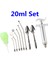 20ML Set Stili 10MLMLML Kuş Elle Besleme Şırınga Kiti Witurved Tüpler Papağan Güvercin Yavru Kuş Metal Besleme Kaşığı ve Rehidratör (Yurt Dışından) 1
