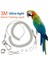 2 Adet 4.5mm Tarzı 3m Papağan Kuş Uçan Eğitim Tasması Ultra-Hafif Esnek Halat Bacak Halkası Koşumlu Anti-Bite Outdoor Amerika Papağanı Papağanı Starling (Yurt Dışından) 2