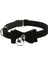 Siyah Stil 4colors Pet Köpek Kedi Yaka Pet Yaka Ayarlanabilir Ilmek Yaka Çan ile Yumuşak Pu Yavru Papyon Sevimli Kravat Kwaii Pet Kaynağı (Yurt Dışından) 1