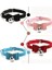 Mavi Stil 4colors Pet Köpek Kedi Yaka Pet Yaka Ayarlanabilir Ilmek Yaka Çan ile Yumuşak Pu Yavru Papyon Sevimli Kravat Kwaii Pet Kaynağı (Yurt Dışından) 4