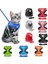Yeşil Stil 1.5-3kg Kedi Köpek Ayarlanabilir Koşum Yelek Yavru Köpekler Için Yürüyüş Kurşun Tasma Küçük Orta Köpek Için Polyester Örgü Koşum Kedi Kedi Pet (Yurt Dışından) 2